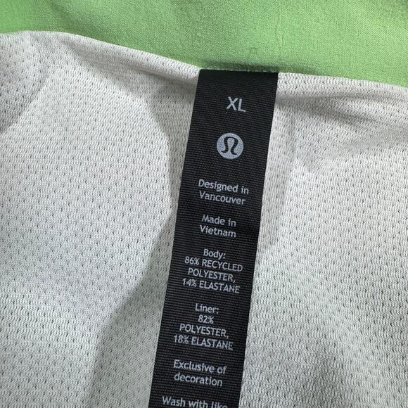 Lululemon Surge Short Liner 6" Tropix Green Men's Size XL Excellent Condition - Picture 7 of 11